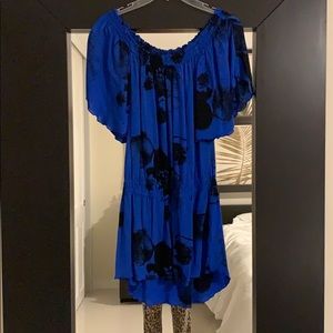 Blue and Black Beach/Pool Coverup